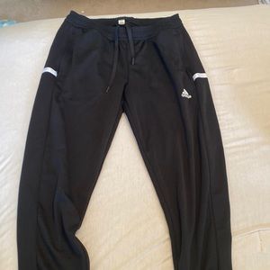 Black athletic sweat pants